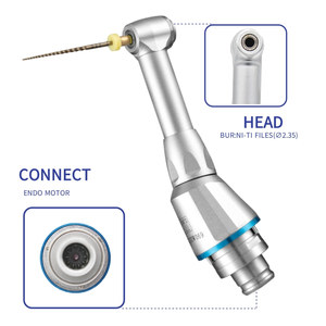 1:1 Ratio Speed Bule Ring Dental Root Canal Surgical Handpieces Head Connect With Endo Micromotor