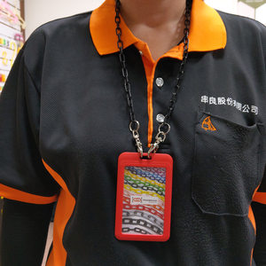 High Quality Black <b>ID</b> Card Badge <b>Holder</b> <b>Lanyard</b> Fashionable Customized Design from Taiwan Brand - Product Image 6