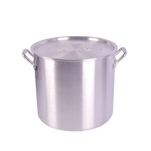 AGITEK Pot d'ébullition de fruits de mer en alliage d'aluminium avec panier intérieur Conteneurs de pêche portables Pot de crabe Accessoires de pêche - Product Image 1