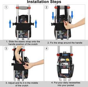 Muestra Gratuita de Bolsa Personalizada para Muletas, Bolsa de Almacenamiento para Accesorios de Muletas, Ligera e Impermeable - Product Image 5