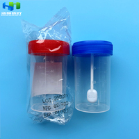 Hanheng, 5ml, 30ml, 40ml, 60ml, 100ml, 120ml, muestra de orina desechable, contenedor de orina, taburete, taza con graduación moldeada