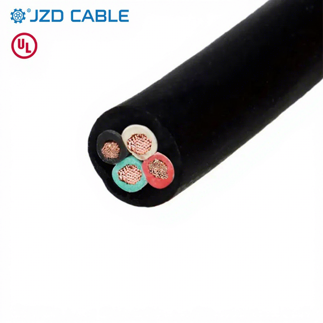 JZD UL62 300V SJTW/SJT/STW Portable Flexible Power Cable 12AWG 3C UL Listed 300V/600V Custom Length Electrical Cord