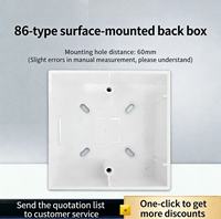 Panel de Enchufes de Pared de 3 Vías, Modelo 86 Tipo 501, Impermeable y Duradero, Color Blanco Crema, Oblicuo, 5 Orificios, Montaje Empotrado, Uso Doméstico