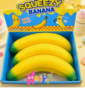 Jouets Squishies Géants Kawaii en Forme de Banane, Anti-Stress, à Remontée Lente, en Silicone TPE, Unisexe, pour Adultes (14 ans et plus) - Product Image 3