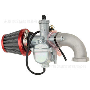 Kit de Filtro de Aire y Colector de Admisión para Motocicleta Todoterreno Zhen Nirui 125cc, Carburador VM22 de 26mm, Aluminio, Cilindro Único - Product Image 3