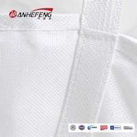 WANHEFENG 110110160cm avec protection d'angle, sangle souple en PP tissé pour palette, quatre boucles, sangle de levage flexible pour chariot élévateur
