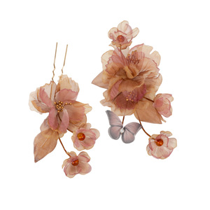 Collection Automne 2025 : Accessoires Cheveux Faits Main Style Antique, Design Original avec Feuilles Séchées et Motifs Floraux, Hanfu - Product Image 5