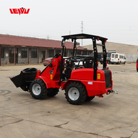 H180 Attraktiver Elektro-Radlader 600kg 800kg EPA Euro5 Mini-Radlader für Garten, Hof und Landwirtschaft
