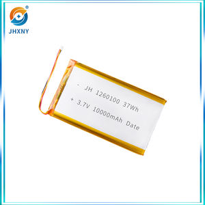 Guangdong Lipo Cell Factory 10000mAh 3.7V ROHS MSDS Li-ion Polymer Pouch Lithium Ion Battery <span class=keywords><strong>UFX</strong></span> 1260100 Locator ROHS - Product Image 2