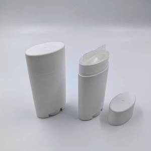 Envase Ovalado Vacío para <span class=keywords><strong>Desodorante</strong></span> en Barra con Sistema <span class=keywords><strong>de</strong></span> Giro e Impresión en Relieve - Product Image 1