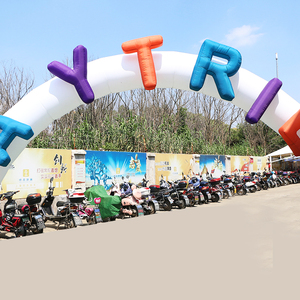 Venta caliente arcos inflables o carpa formas y diseños personalizados para celebración deportes diseños de arco de entrada impresos desmontables - Product Image 4