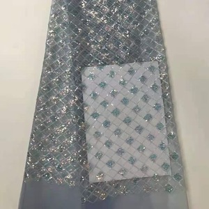 Đẹp Trắng Trong Suốt <span class=keywords><strong>Payette</strong></span> Sequin Vải Ren Vải Tuyn Sang Trọng Sequin Vải Cho Sân Khấu Mô Hình Hiệu Suất Khiêu Vũ Ăn Mặc - Product Image 6
