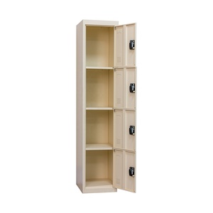Bán Buôn 4-Cửa Thép Tường Kim Loại Locker Cho Các Trường Học Sinh Viên Điện Tử/Kết Hợp/Key Tùy Chọn Khóa - Product Image 3
