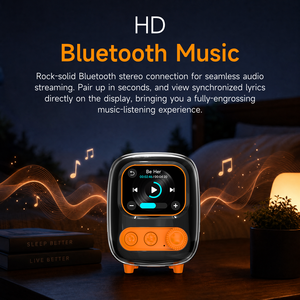 Altavoz de Voz con IA Manos Libres con Activación por Voz "Hello Mila", Pantalla Táctil, Música Bluetooth, Alarma con Temporizador para Compañía Diaria - Product Image 2