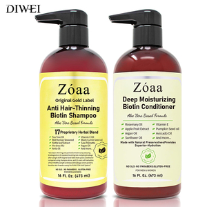 Shampooing et après-<span class=keywords><strong>shampoing</strong></span> et après-<span class=keywords><strong>shampoing</strong></span> <span class=keywords><strong>bio</strong></span> à la biotine <span class=keywords><strong>anti</strong></span>-<span class=keywords><strong>chute</strong></span> pour la croissance des cheveux DIWEI de marque privée qui renforce la densité - Product Image 1