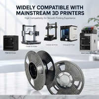 Bobine d'imprimante 3D recyclable et écologique de 1 kg, compatible AMS, bobine en plastique ABS de 200 mm pour filament de 1,75 mm, directement de l'usine