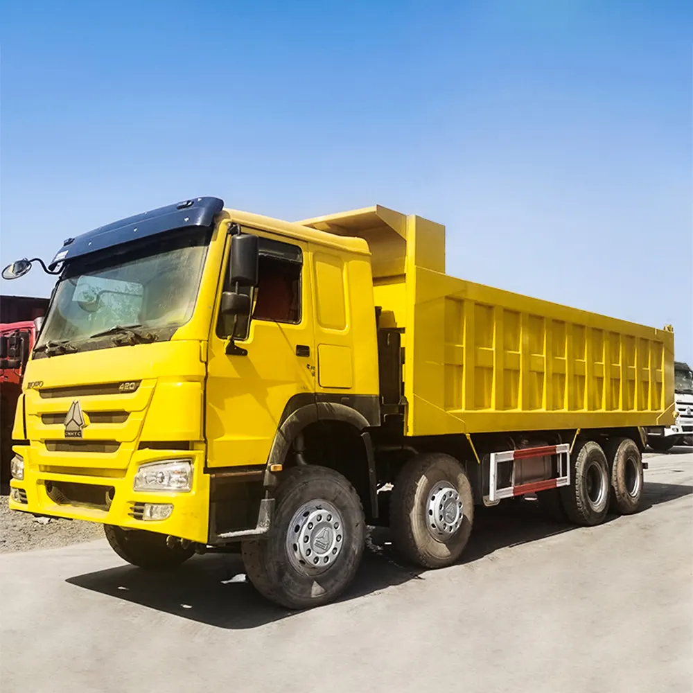 Howo kullanılan Rc madencilik 40 Ton 10 Wheeler 6x4 8x 4 DAMPERLİ KAMYON 375