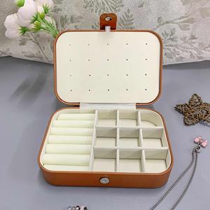 Custom Polyester Long Jewelry Storage Box <b>Dividers</b> for Rings Necklaces Dustproof Silk Screen Printed Creative Design Gift - Product Image 4