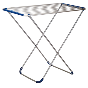 Colgador de soporte personalizado de Metal para el hogar de tipo móvil de aluminio más vendido, tendedero plegable de pie para ropa - Product Image 1