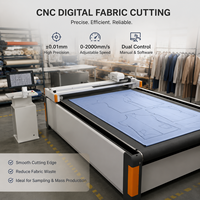 Machine de découpe de tissu CNC, découpeuse automatique de tissu pour vêtements, machine de découpe textile haute précision pour la production de vêtements