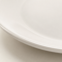 Lot de Plats Profonds en Porcelaine Blanche – Assiettes Rondes pour Pâtes de 9, 10 et 12 Pouces pour Hôtels et Restaurants – Vaisselle Personnalisable avec Logo