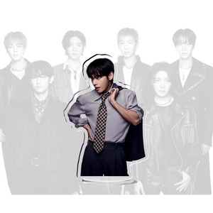 YAKELIKE แบงทันบอยส์ เจเค วี จีมิน อัลบั้มใหม่ คอมแบค ของตกแต่งตั้งโต๊ะแบบสองด้าน พวงกุญแจแบบกำหนดเอง - Product Image 6