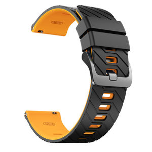 Bracelet de montre en silicone 22 mm à libération rapide, bracelet sport bicolore pour montre Garmin Venu 4 3 45 mm <span class=keywords><strong>Forerunner</strong></span> 265 <span class=keywords><strong>255</strong></span> 570 47 mm - Product Image 6