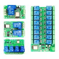 AC90-250V ESP8266 Modul Relai WIFI Nirkabel 1 Saluran ESP-12F Papan Pengembangan Wifi AC/DC 5V/7-28V/5-80V PowerSupplyESP32CAM