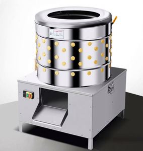 Machine d'épluchage des plumes pour volailles (poulets, canards, oies), entièrement automatique, usage commercial et domestique, en acier inoxydable - Product Image 2