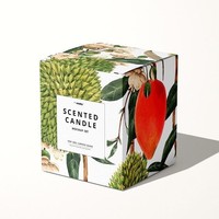 Boîtes d'emballage pour bougies en carton blanc personnalisées, boîte cadeau de luxe avec estampage à chaud, revêtement UV, laminage mat, impression de logo