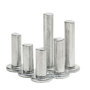 Rivets plats fins en acier inoxydable 7/32 pouces X 18 mm ISO GB DIN, finition brillante, fixation de fabrication chinoise - Product Image 1