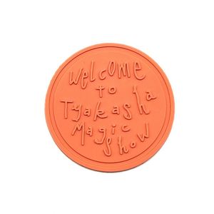 Patch en PVC avec logo personnalisé, patchs en silicone embossés, patchs en caoutchouc pour vêtements - Product Image 1