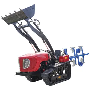 Tractor de granja 60HP, mini tractor/tractor de goma diésel, en venta