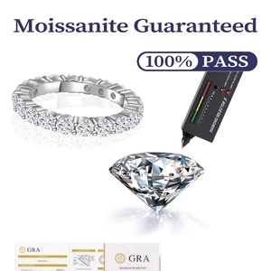 Anel Feminino de Luxo Aivenchy com Diamante Cultivado em Laboratório, Joia Fina em Prata Esterlina 925, Anel de Dedo Feminino de Luxo com Moissanite - Product Image 4
