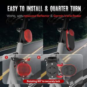 Support de vélo pour balise intelligente iOS Find My Device avec localisateur AirTag et traceur GPS 4G, contrôle par application, matériau ABS - Product Image 5