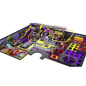 Indoor Amusement Park Adventure <b>Trampoline</b> Park Manufacturer <b>Trampoline</b> Jumping Park Verified Supplier - Product Image 1