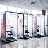 Cabina de Oficina Insonorizada, Cabina de Reuniones, Cabina de Trabajo Privada, Reducción de Ruido, Aislamiento Acústico, Cabina para Celulares