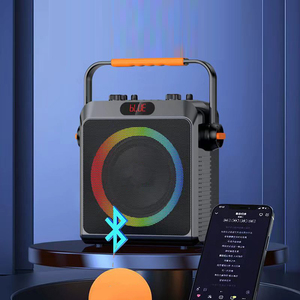 Haut-parleur portable d'extérieur S65 avec lumière RGB, haut-parleur KTV sans fil Bluetooth, rechargeable par USB, pour fêtes, vente en gros - Product Image 3