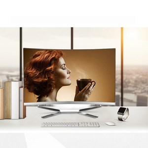<b>Stand</b> All-in-one+<b>pc</b> 21.5 27 23.8 Inch I7 8gb Mini Desktop All in One <b>Pc</b> Barebone System Curved Computer I3 I5 With Battery - Product Image 2