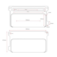 Pochette Téléphone Étanche en Gros IPX6 avec Bande Réglable, Grande Fenêtre Transparente, Taille et Couleur Personnalisables, Sac Étanche pour Mobile