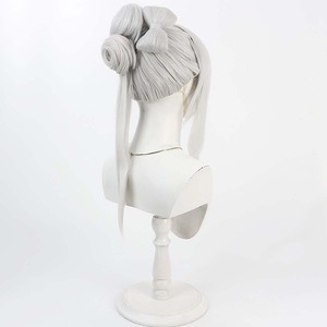 <span class=keywords><strong>Asagi</strong></span> Mutsuki วิกผมสีขาวสีเงินยาวตรงสี GAHC-026เกมสีน้ำเงิน - Product Image 2
