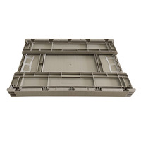 Boîte de rangement pour pièces automobiles recyclables UGET EUO-4628, caisse logistique épaissie, boîte en plastique pliable multifonctionnelle assemblée