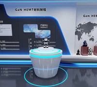 Vitrine d'exposition pour robots Robotime, pour utilisation en magasin, avec éclairage LED, écologique, durable, taille et couleur personnalisables, construction robuste