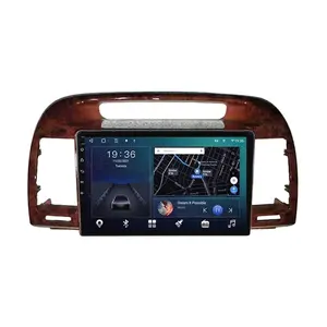 Reproductor Multimedia con GPS para coche, Radio con sistema Android, 8 núcleos, 2 + 32 GB, DVD, estéreo, para Toyota Camry 2002-2006