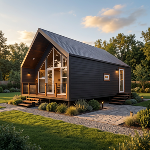 Barn House 1A – Cabane modulaire classique 1 chambre à coucher, surface habitable totale : 520 pieds carrés - Product Image 2