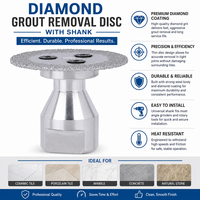 Disques de coupe diamantés multi-usages 50 mm pour marbre, granit, pierre, béton, maçonnerie, meuleuse d'angle
