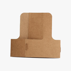 ที่ใส่แก้วกระดาษคราฟท์แบบพกพา เป็นมิตรกับสิ่งแวดล้อม แข็งแรง ทนทาน พร้อมหูหิ้ว สำหรับใส่เครื่องดื่มกาแฟแบบนำกลับบ้าน - Product Image 2