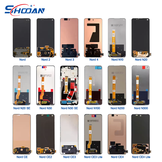 Mobile LCD for Oneplus Nord 2 3 4 Lite N10 N20 N30 SE N100 N200 N300 CE 2 3 4 Lite Screen Display Replacement Digitizer Assembly