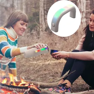 Sáng cup xử lý ABS nhiệt cup thay thế cho các bên không thấm nước tái sử dụng thiết kế hiện đại pin đầy màu sắc <span class=keywords><strong>LED</strong></span> ánh sáng ban đêm - Product Image 5