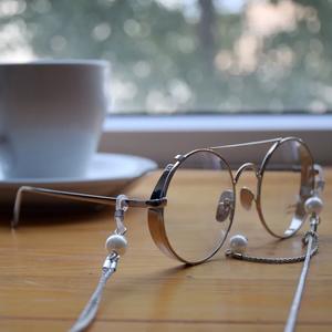 Pearl Ball <span class=keywords><strong>Gafas</strong></span> de sol con <span class=keywords><strong>cadena</strong></span> colgante Enlaces con detalles delicados para exhibición y comodidad - Product Image 6